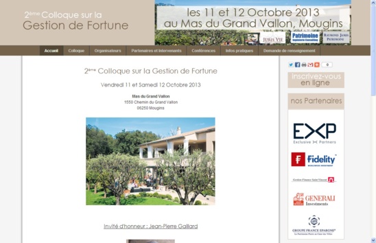 Programme du 2ème Colloque sur la Gestion de Fortune